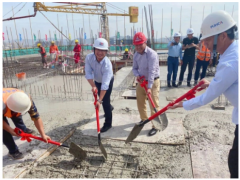 未來已來 科陸智慧能源產(chǎn)業(yè)園項目一號、二號研發(fā)樓喜封金頂！