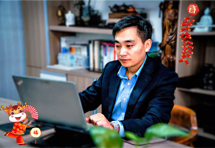 上海洛丁森工業(yè)自動化設(shè)備有限公司 總經(jīng)理王徐堅(jiān)給大家拜個早年