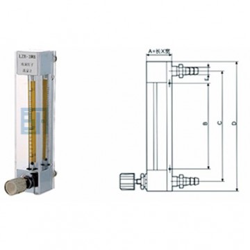 寶匯儀表LZB-()WB、W型玻璃轉(zhuǎn)子流量