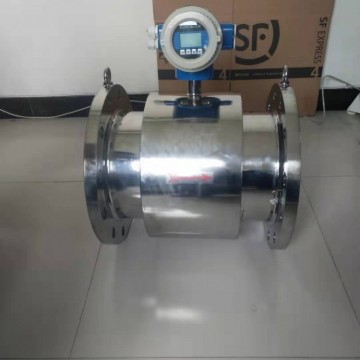 DN250全不銹鋼電磁流量計四氟襯里，