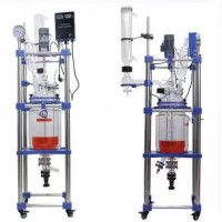 實(shí)驗(yàn)室雙層玻璃反應(yīng)釜10L20L30L50L 不銹鋼反應(yīng)器