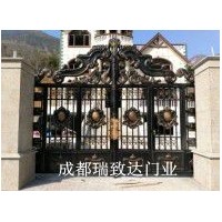 成都瑞致達門業(yè)電動鐵藝大門定制設(shè)計上門安裝維修