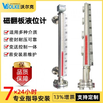 儲灌磁翻板液位計變送器 遠(yuǎn)程磁翻柱