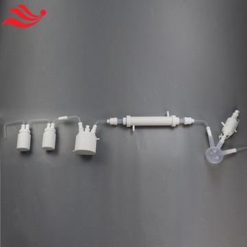 耐HF四氟連續(xù)反應(yīng)裝置配四氟冷凝管