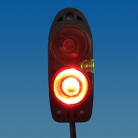 扁平形遠(yuǎn)距離光電開關(guān)BA  Autonics同款